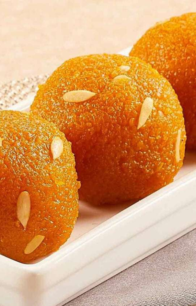 Motichoor Laddoo is delicious little balls of sweetened chickpea flour are offered to Lord Hanuman as a symbol of sweetness and devotion.