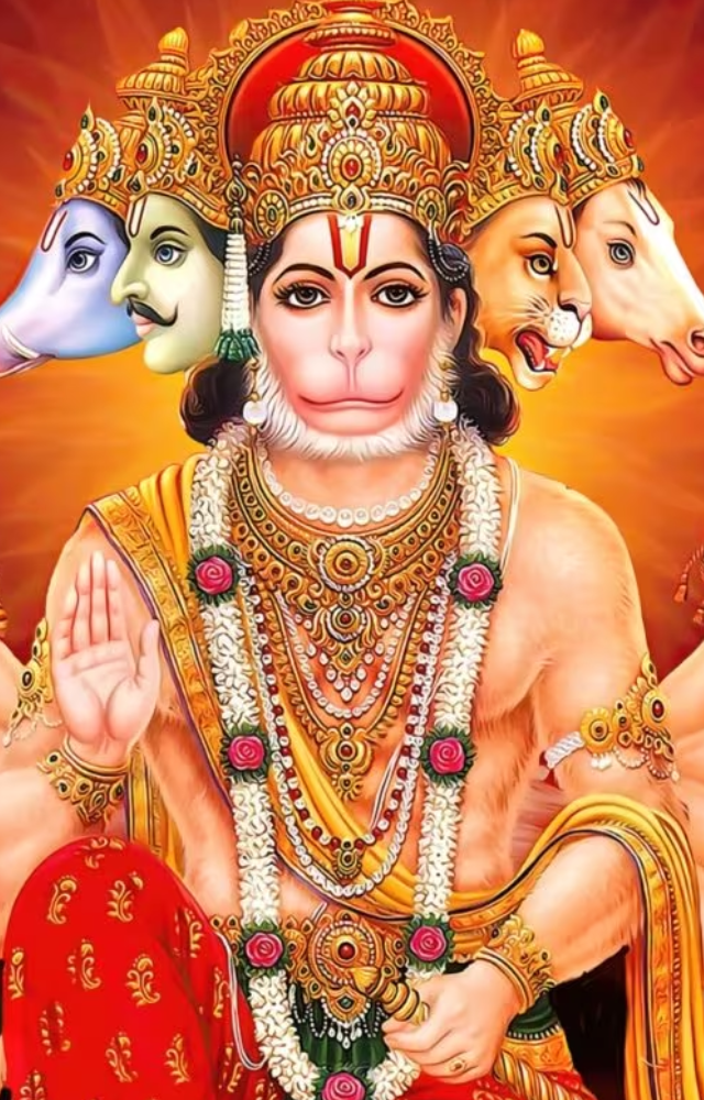 The Hanuman Chalisa is an enduring tribute to Lord Hanuman`s courage and qualities. It is the most powerful mantra and was written by the holy saint Tulsidas