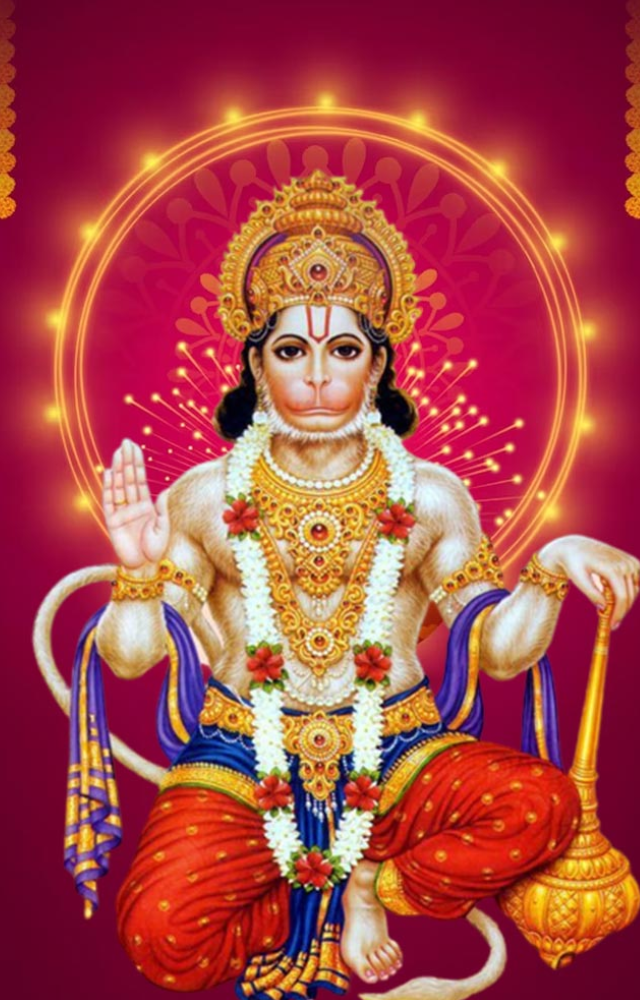 Hanuman Gayatri Mantra is the second powerful mantra 'Om Anjaneyaya Vidmahe Vayuputraya Dhimahi Tanno Hanumat Prachodayat'