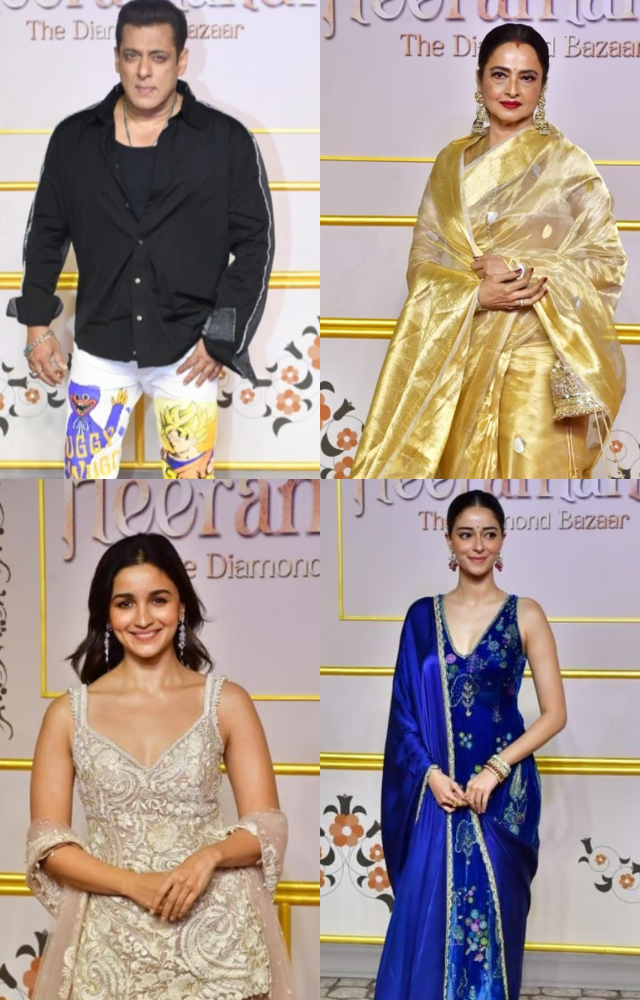 Unveiling the Stars:Heeramandi Premiere