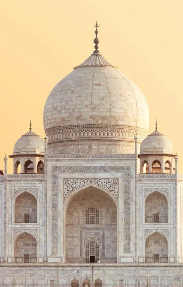 India`s Taj Mahal is a stunning location for travel. Famous for its exquisite marble details, magnificent architecture, and fascinating history