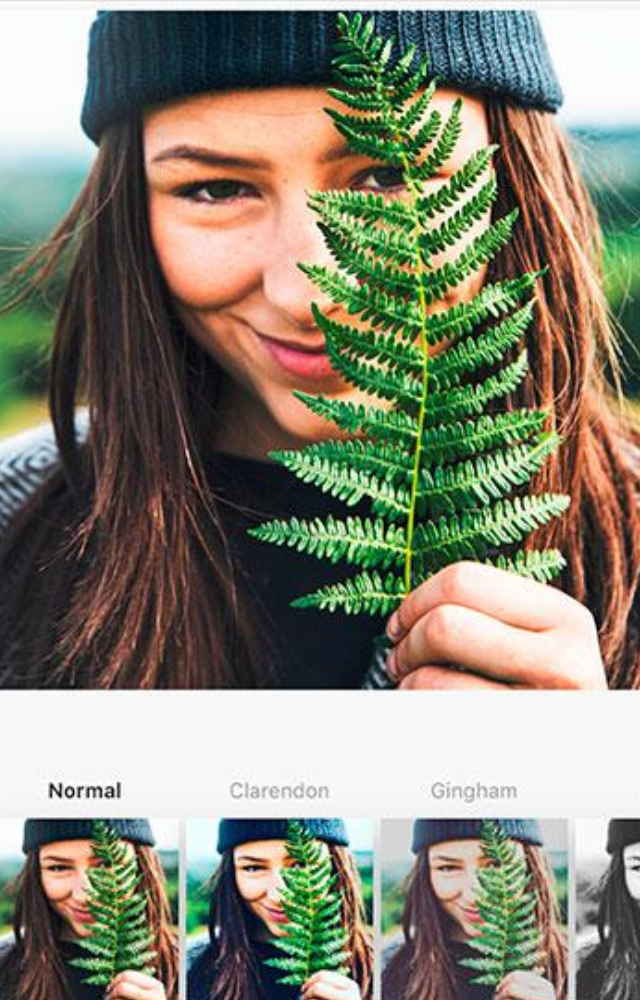 When posting a photo or video, access the Filter option. Then, press and hold the filter you want to rearrange, and simply move it up or down the list