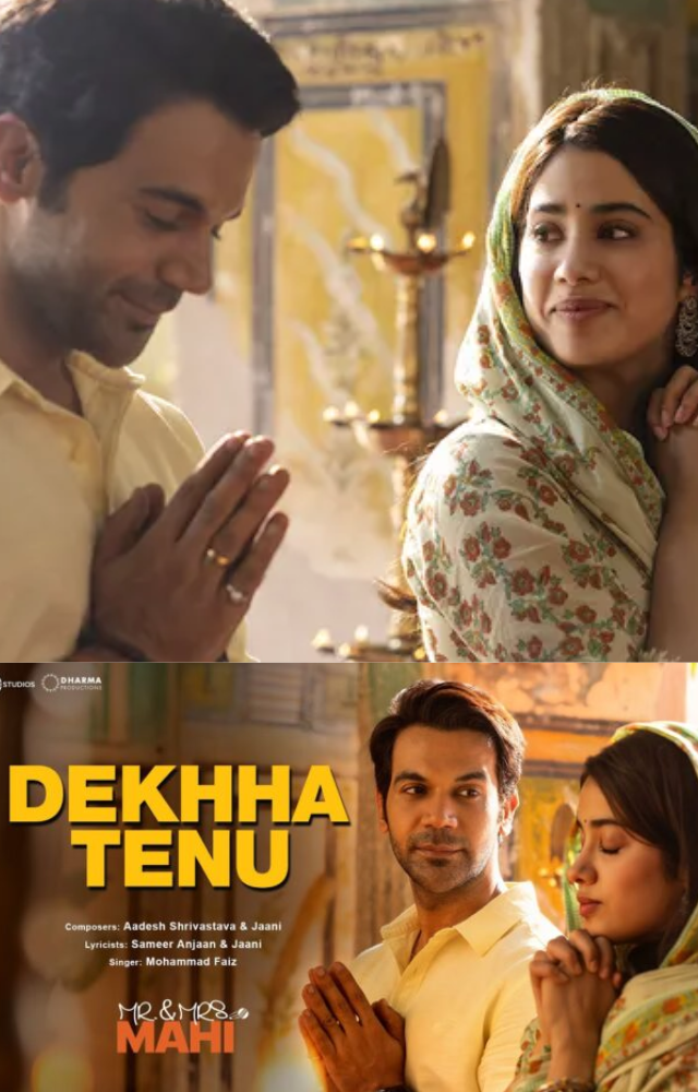 This romantic song, which features vocals by Mohammad Faiz and composition and lyric by Jaani, delves into the romance between Janhvi and Rajkummar