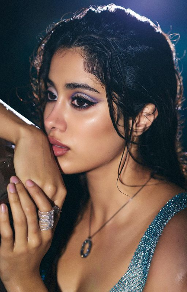 Witness Janhvi Kapoor`s homage to her mother, Sridevi, as she captures the essence of generational glamour in these sizzling new photos.