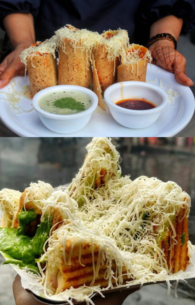 This well-liked khau galli, which is located in Ghatkopar East, is well-known for its extensive menu of vegetarian street cuisine