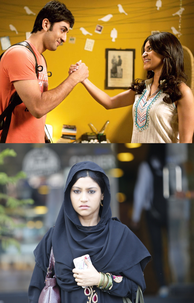 Wake Up Sid, Mr. and Mrs. Iyer, Page 3, Lipstick Under My Burkha,There are many times in which the actress Konkana Sen Sharama has performed the acting

