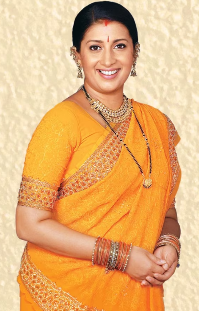 The unforgettable Tulsi - Smriti Irani brought strength, grace, and tradition to life, becoming one of Indian TV’s most iconic characters.
