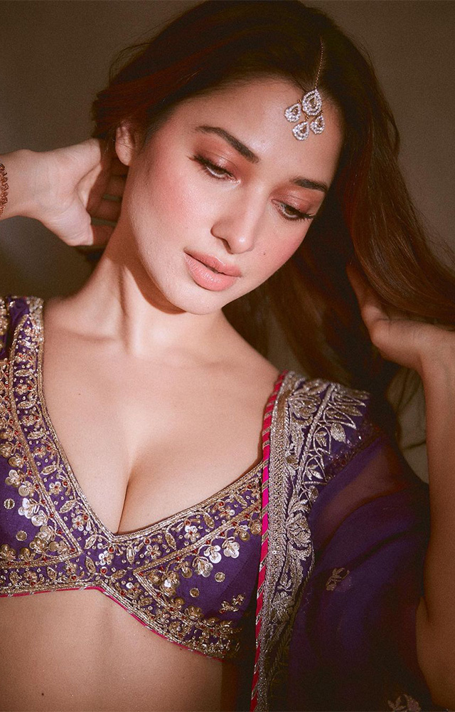 Discover the timeless charm as Tamannaah steals the show while dressed exquisitely in traditional garb,perfectly capturing the essence of grace & culture appeal