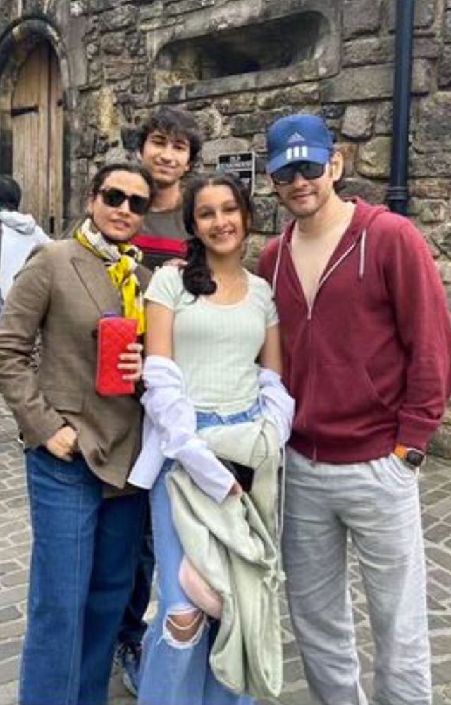 Mahesh Babu`s Scottish retreat, family bonds, joyous festivities under Highland skies.
