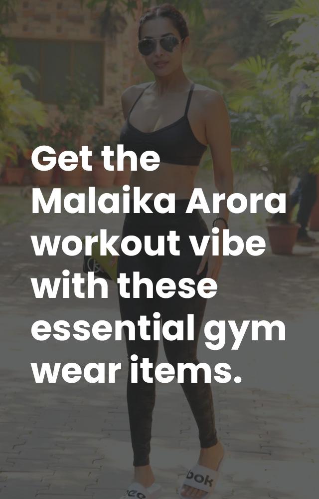 Malaika Arora: Stylish Gym Wear