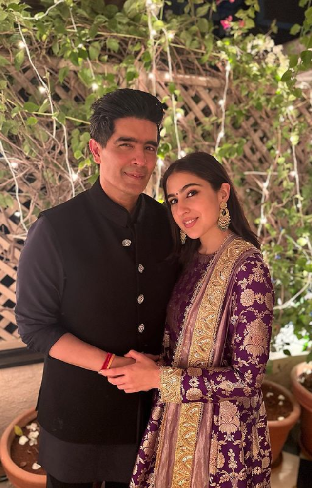 At Manish Malhotra`s house for Diwali, experience a world of heavenly grandeur as the stars come out to create a glamorous and joyous evening.