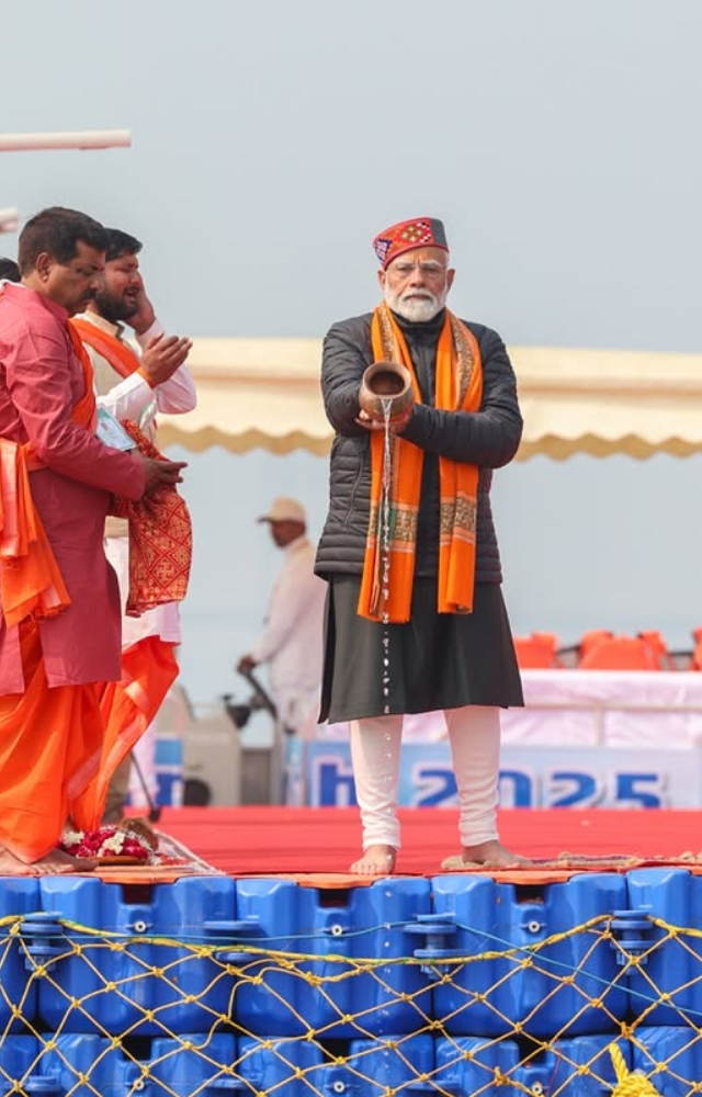 Maha Kumbh is one of the largest spiritual gatherings, attracting millions of devotees to Prayagraj.