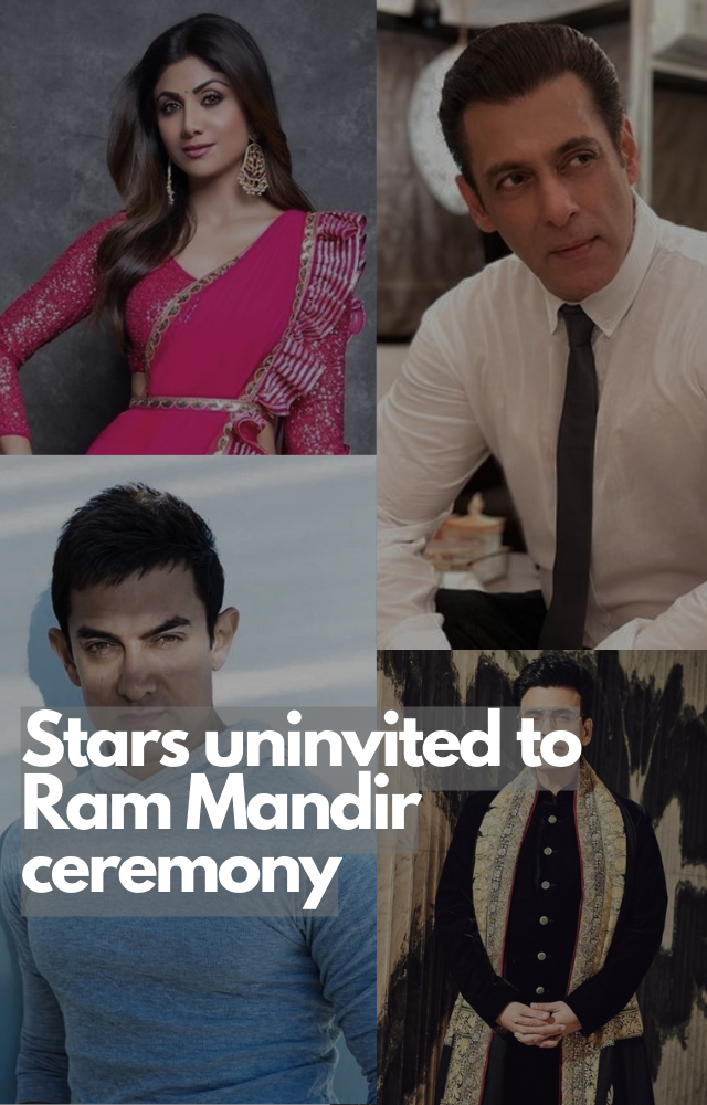 Stars uninvited to Ram Mandir event