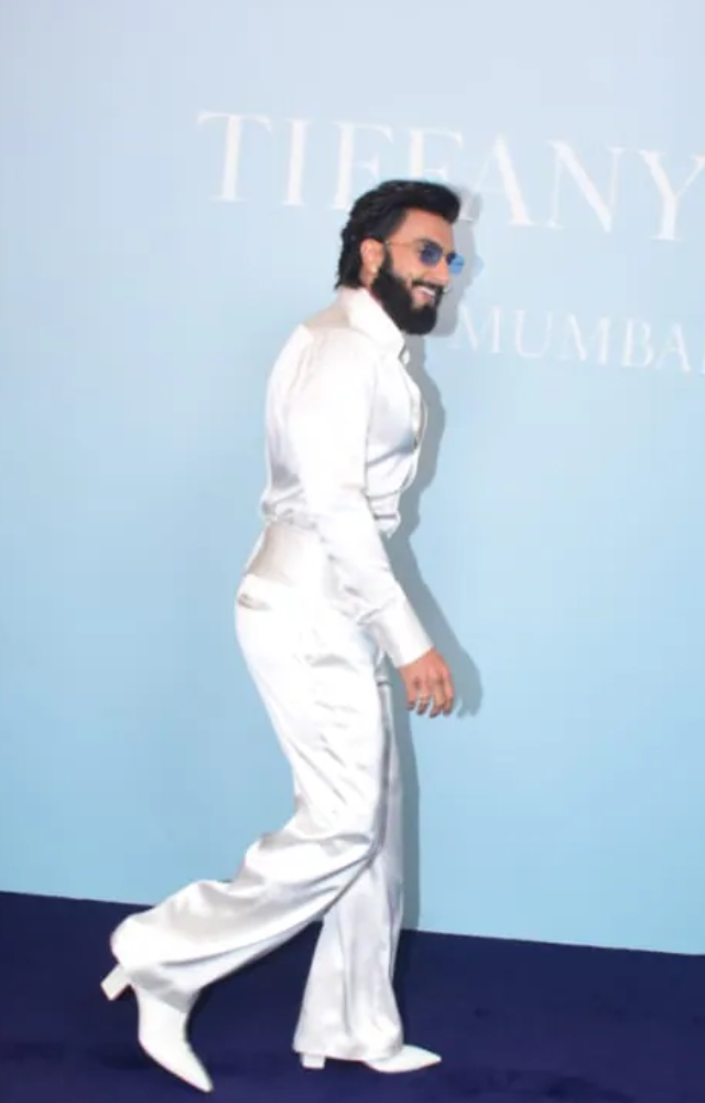 Ranveer Singh in White High Heels