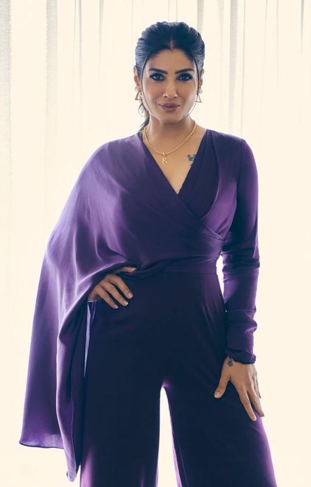 Raveena Tandon, 49, defies time with her timeless charm, radiance, and grace, proving that beauty knows no age limits.