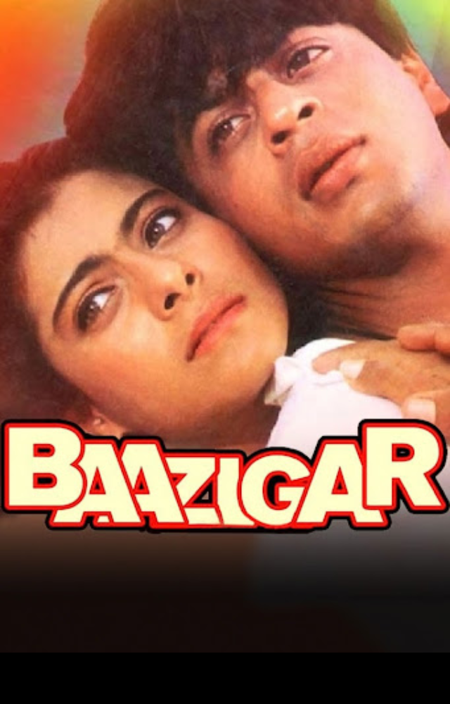 In the suspenseful action-thriller Baazigar (1993), Shah Rukh Khan plays a murderer who is seeking revenge.