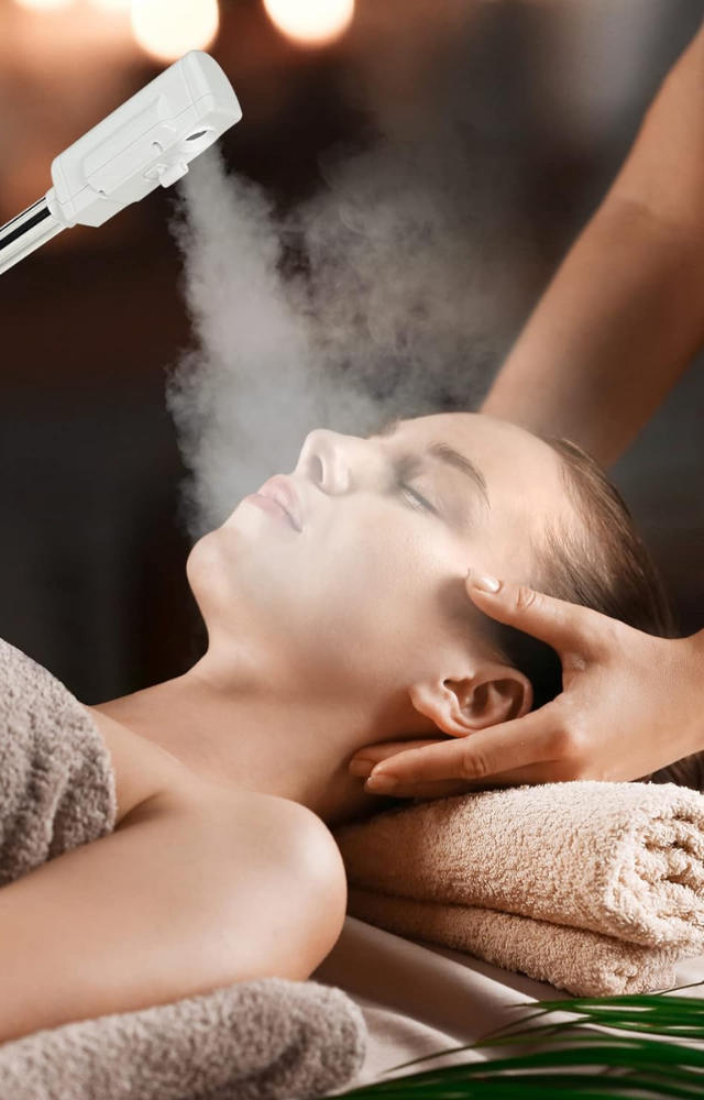 To clear out pollutants and open up your pores, give yourself a steam facial. Just bring some water to a boil, transfer it into a bowl, and then lie on it