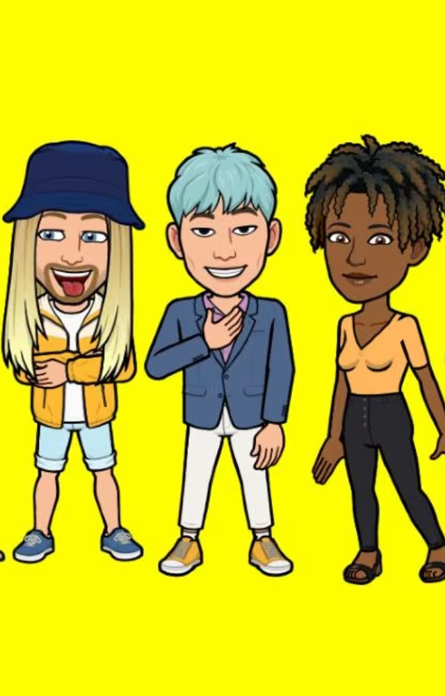 Users can select different face features, hairstyles, clothing, and accessories to create a Bitmoji avatar that closely resembles them.
