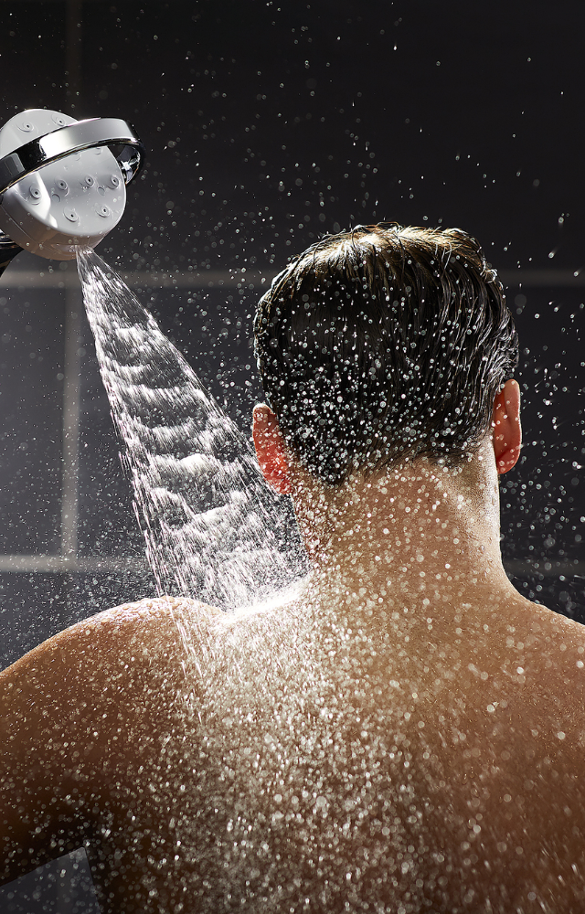 In the summer, taking a cold water shower can be wonderfully boosting and refreshing,It helps your body cool down rapidly in summers