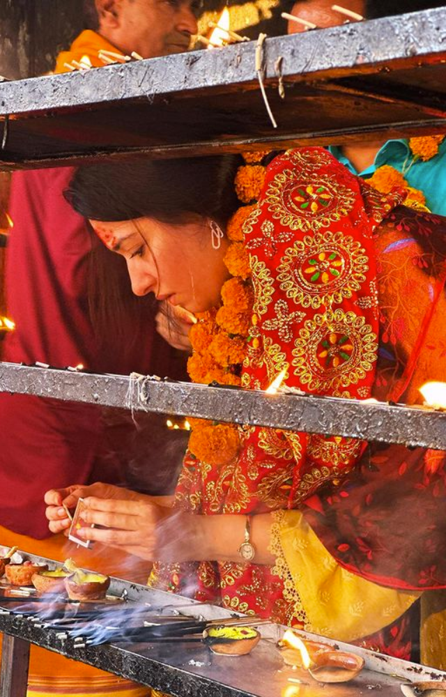 Tamannaah seeks divine blessings at Kamakhya Temple, surrounded by loved ones, embracing spirituality and serenity.