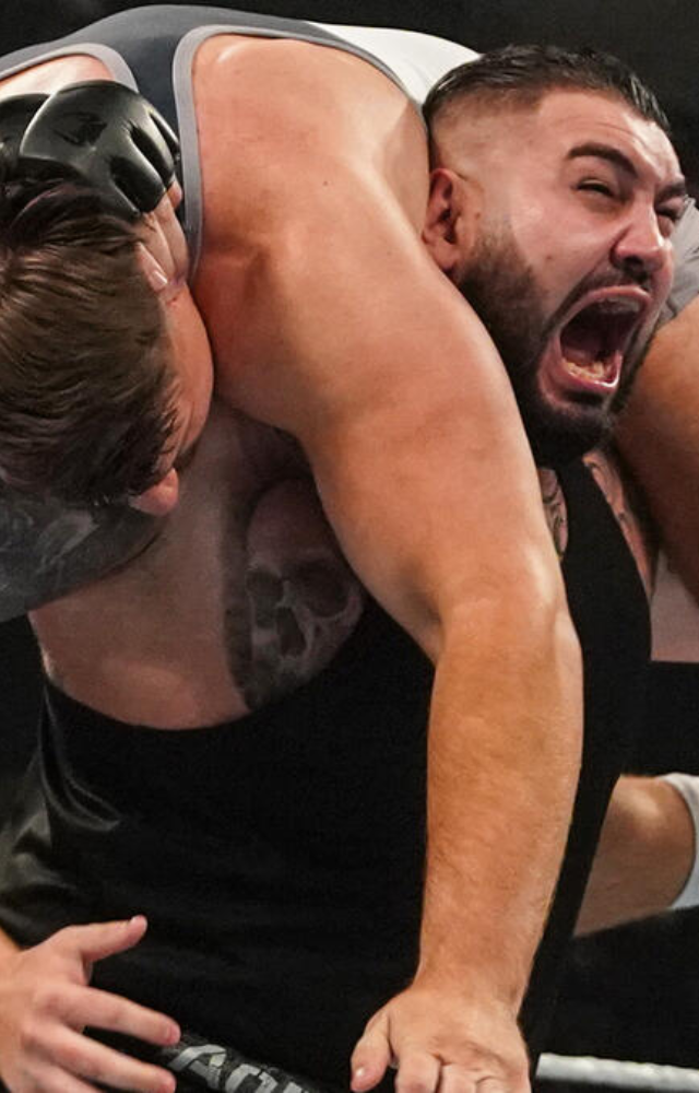 The two teams clashed in the ring, but a Scarlett-led distraction allowed Akam and Rezar to hit 'What a Rush' and secure a big victory.