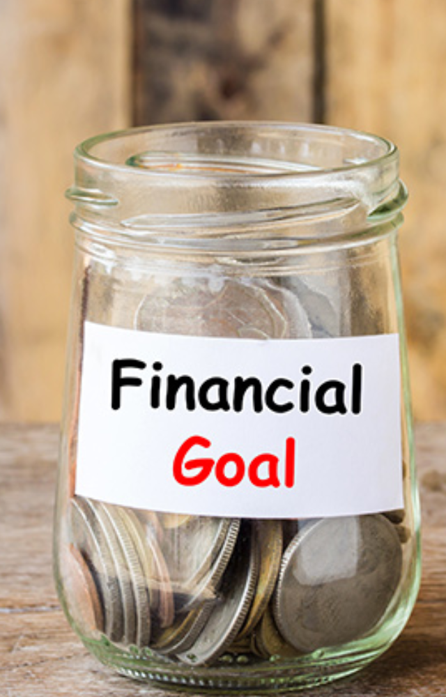 Achieving financial success requires direction and drive, which can be obtained by setting clear and attainable goals.