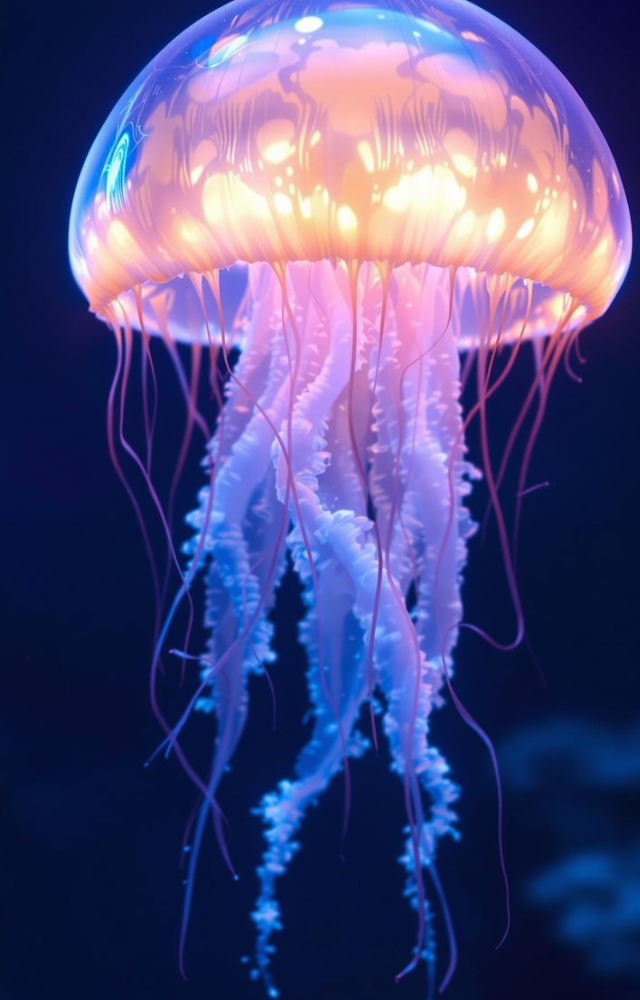 Glowing Creatures of the Deep Sea