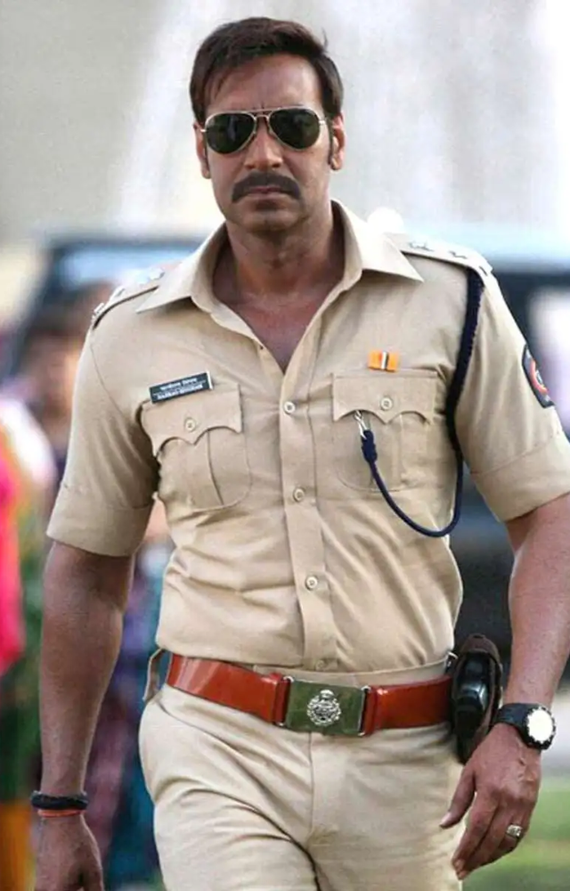Ajay Devgn’s portrayal of the fearless Bajirao Singham, a tough cop with a sense of justice, became iconic in the Singham series.