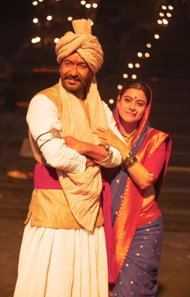 In Tanhaji, Ajay played the brave warrior Tanhaji Malusare, delivering a powerful performance in this historical epic.