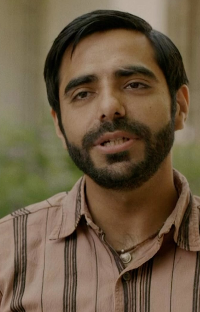Aparshakti Khurana shines as Omkar, the supportive cousin in this iconic sports drama that highlights the journey of two female wrestlers.