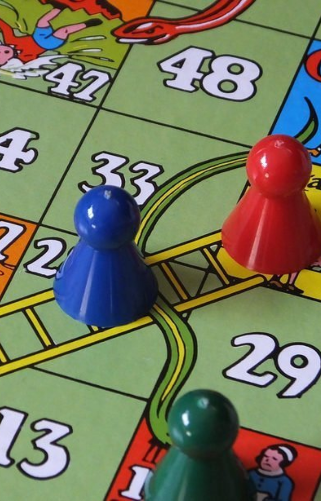 Originally a game of morality from India, now a favorite among kids worldwide.