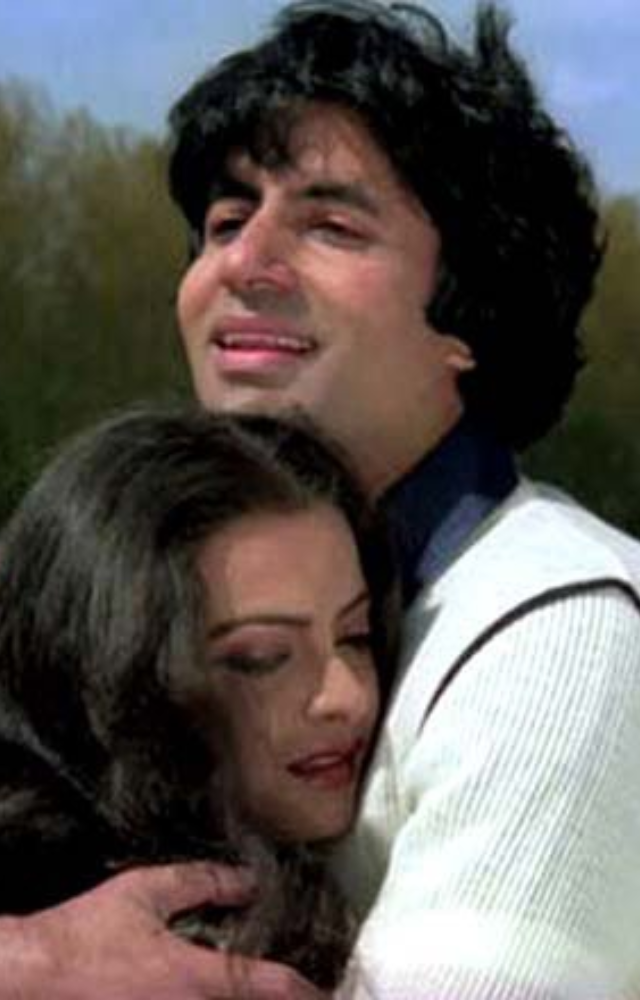 This romantic drama explores love, betrayal, and longing, with Bachchan at his most poetic. His chemistry with Rekha and Jaya remains iconic.