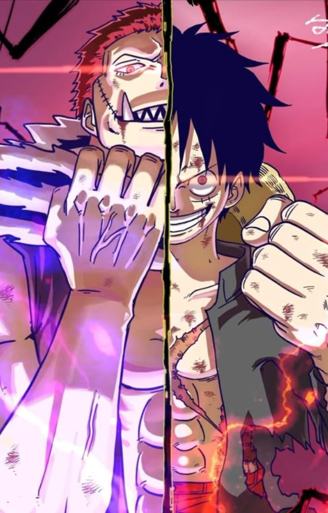 In Whole Cake Island Luffy mirror match Gear four clash against Katakuri showcased haki mastery and unbreakable willpower











