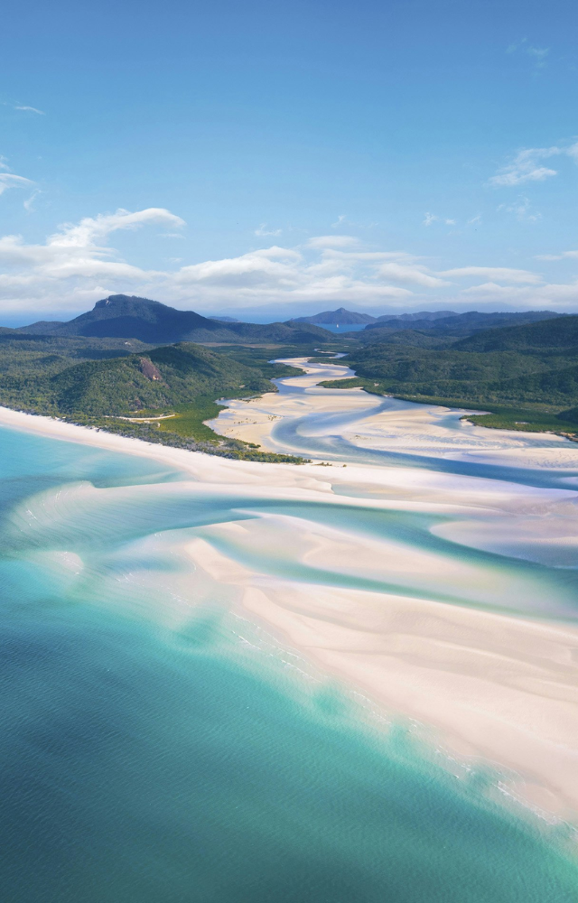 Escape to the secluded beaches of the Whitsunday Islands for privacy and relaxation.