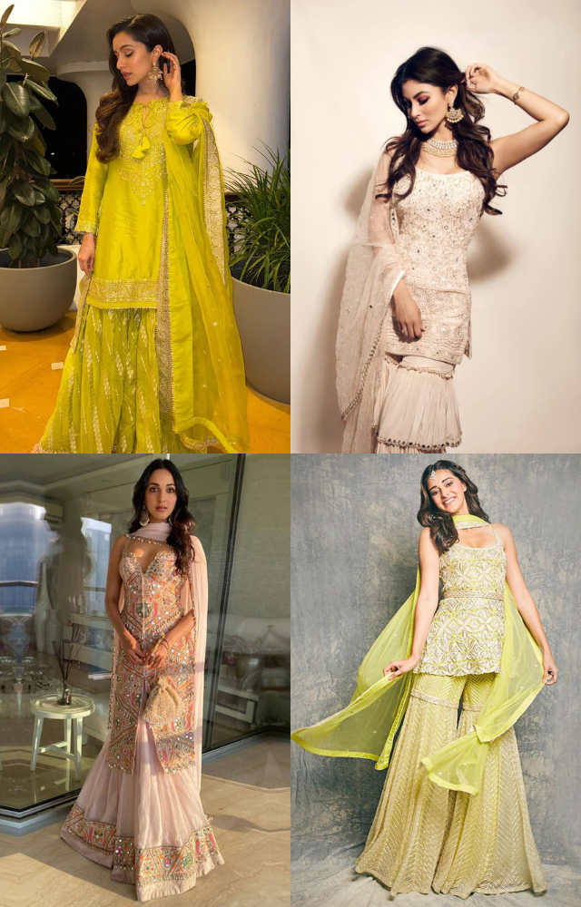Bollywood-Inspired Sharara Looks for Eid