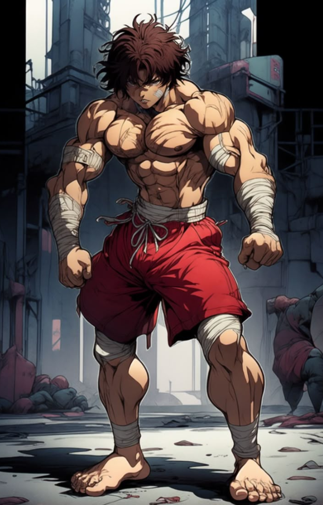 The protagonist and son of Yujiro, Baki has grown to nearly rival his father’s power. His agility, strategy, and Hanma blood make him a deadly force.
