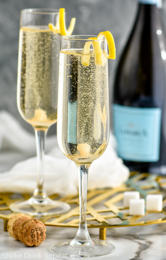 Raise a toast to the new year with a classic champagne cocktail, the ultimate celebratory drink.