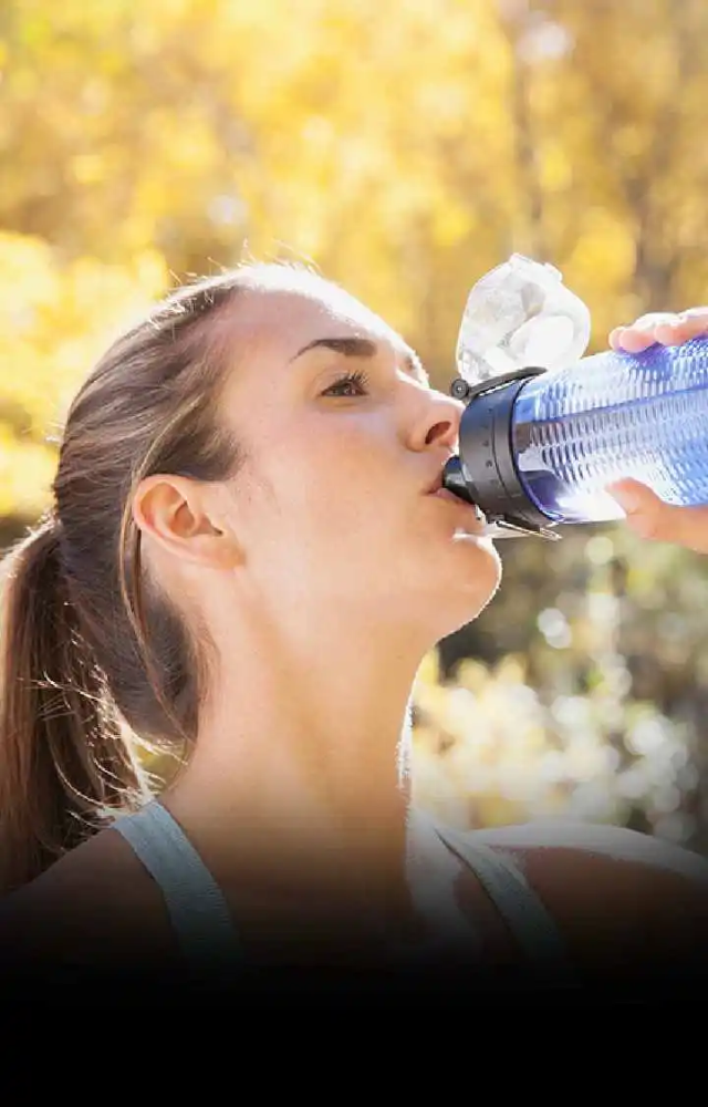 Make drinking enough water a daily habit for better energy and glowing skin.