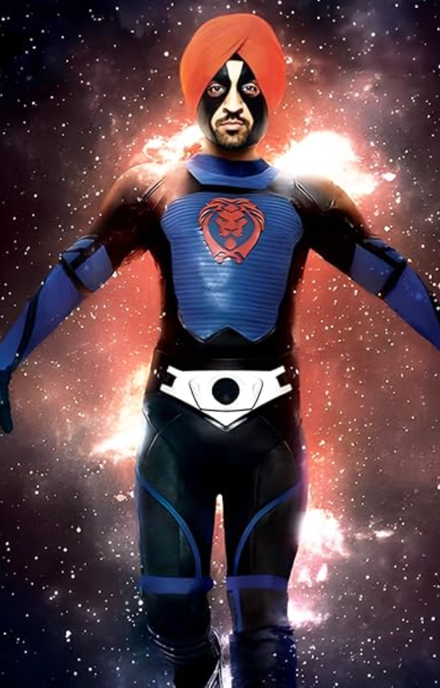 A desi superhero film with fun, action, and Diljit’s quirky twist. India’s first turbaned superhero has swag.