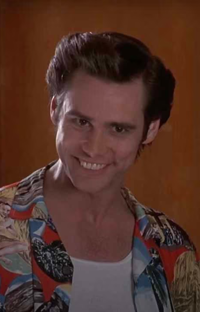 His wacky detective antics made this comedy a cult classic. A role only Carrey could pull off!