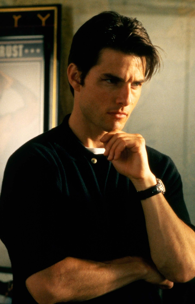 Cruise shines in this romantic drama with the famous “You complete me” line, showcasing his versatility as an actor.