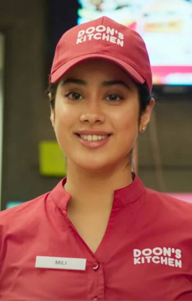 Janhvi delivered a gripping act as Mili, a woman trapped in a freezer in this survival thriller.