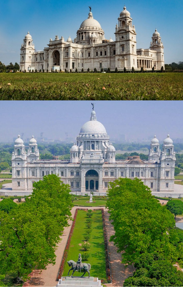 The grand Victoria Memorial in Kolkata introduces young explorers to history and art.