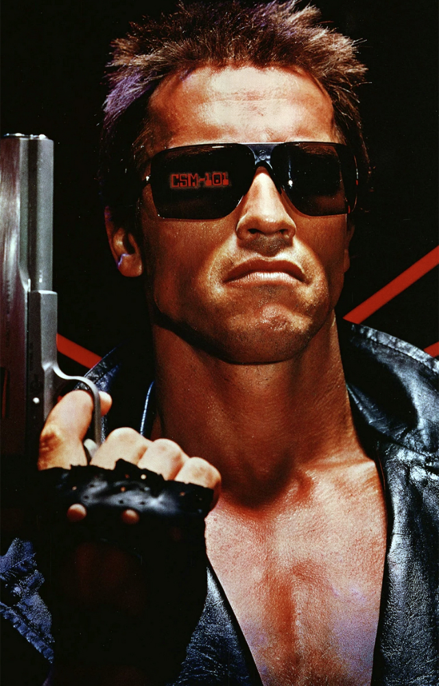 A time-traveling cyborg assassin and the fight to save humanity. James Cameron’s gritty AI nightmare.
