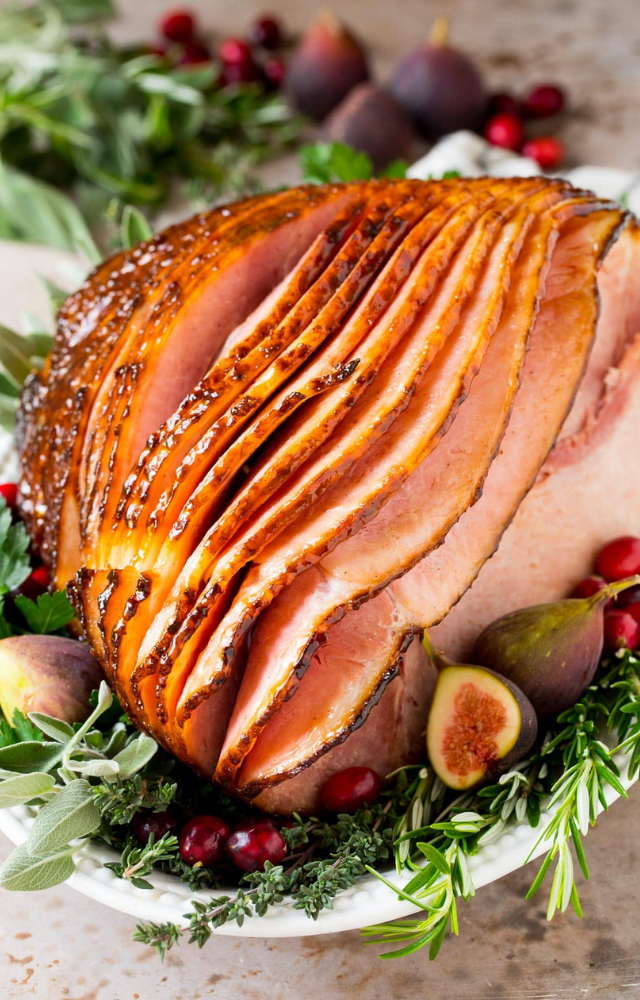 The sweet and savory flavors of honey-glazed ham make it a standout dish on any Christmas table. A true crowd-pleaser!