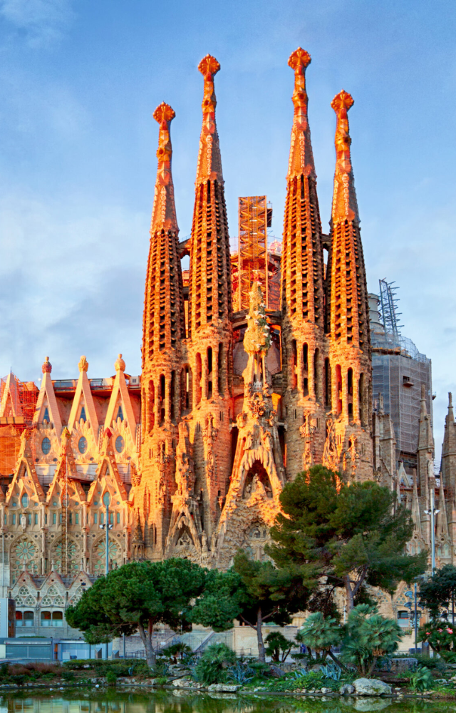 Gaudí’s masterpieces like Sagrada Família and Park Güell make this Spanish city a vibrant blend of color and creativity.
