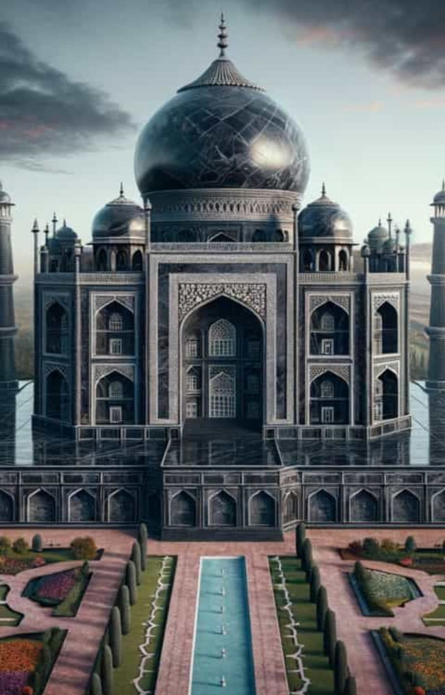 Legend says Shah Jahan planned a black twin Taj across the river—until he was imprisoned by his own son.
