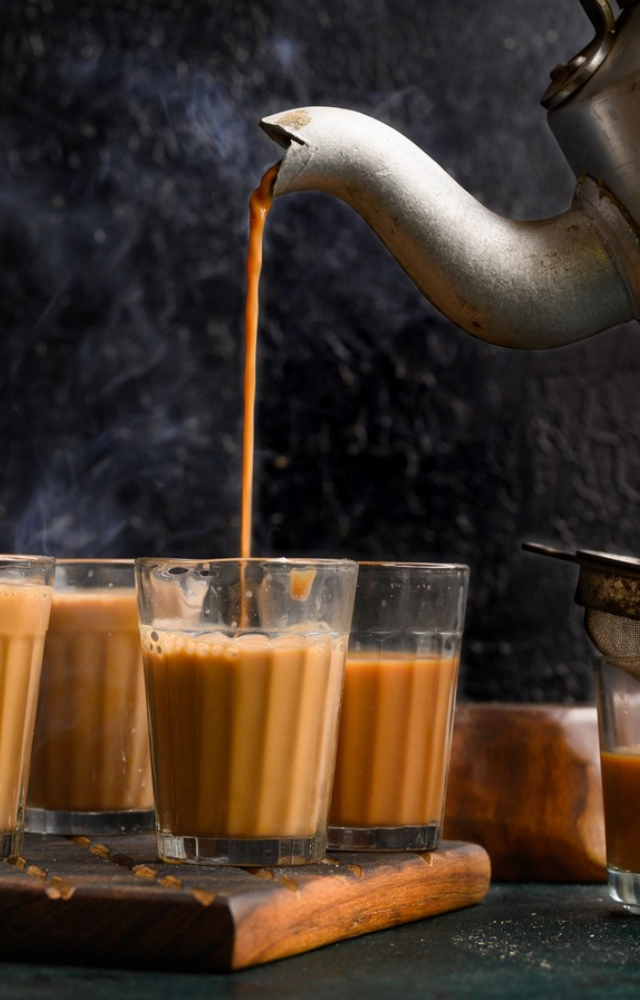 Deep-Fried Treats with Chai