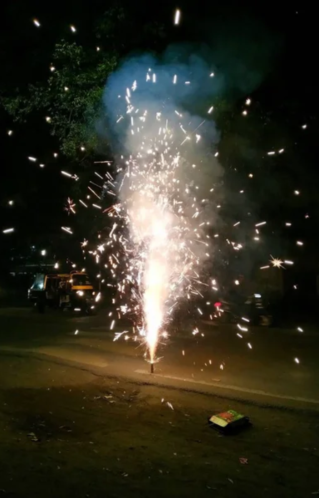 Firecrackers are believed to ward off negative energies, adding a unique spiritual dimension to Diwali celebrations.
