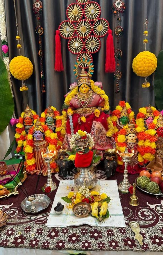 This sacred ritual invites wealth and prosperity, honoring Goddess Lakshmi’s presence in our lives during Diwali.